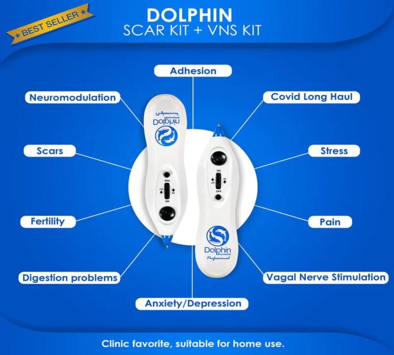 DOLPHIN NEUROSTIM Scar Release Kit Dolphin Neurostim Scar Release Kit + Vagal Nerve Stim Kit
