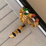 Load image into Gallery viewer, Dual Diamond Wrapped Rings
