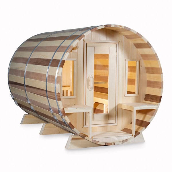 DUNDALK LEISURECRAFT No Heater Dundalk - CT Tranquility Barrel Sauna - CTC2345W
