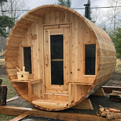 DUNDALK LEISURECRAFT Dundalk - CT Tranquility Barrel Sauna - CTC2345W