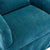 Green Linen Blend Swivel Accent Armchair