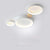 Contemporary Round Flush Mount Ceiling Light