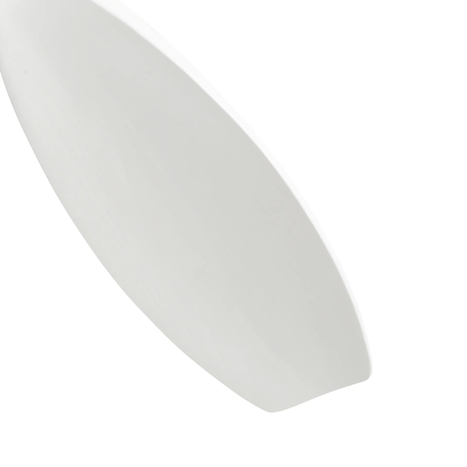 52" Modern Sleek White Ceiling Fan With Light