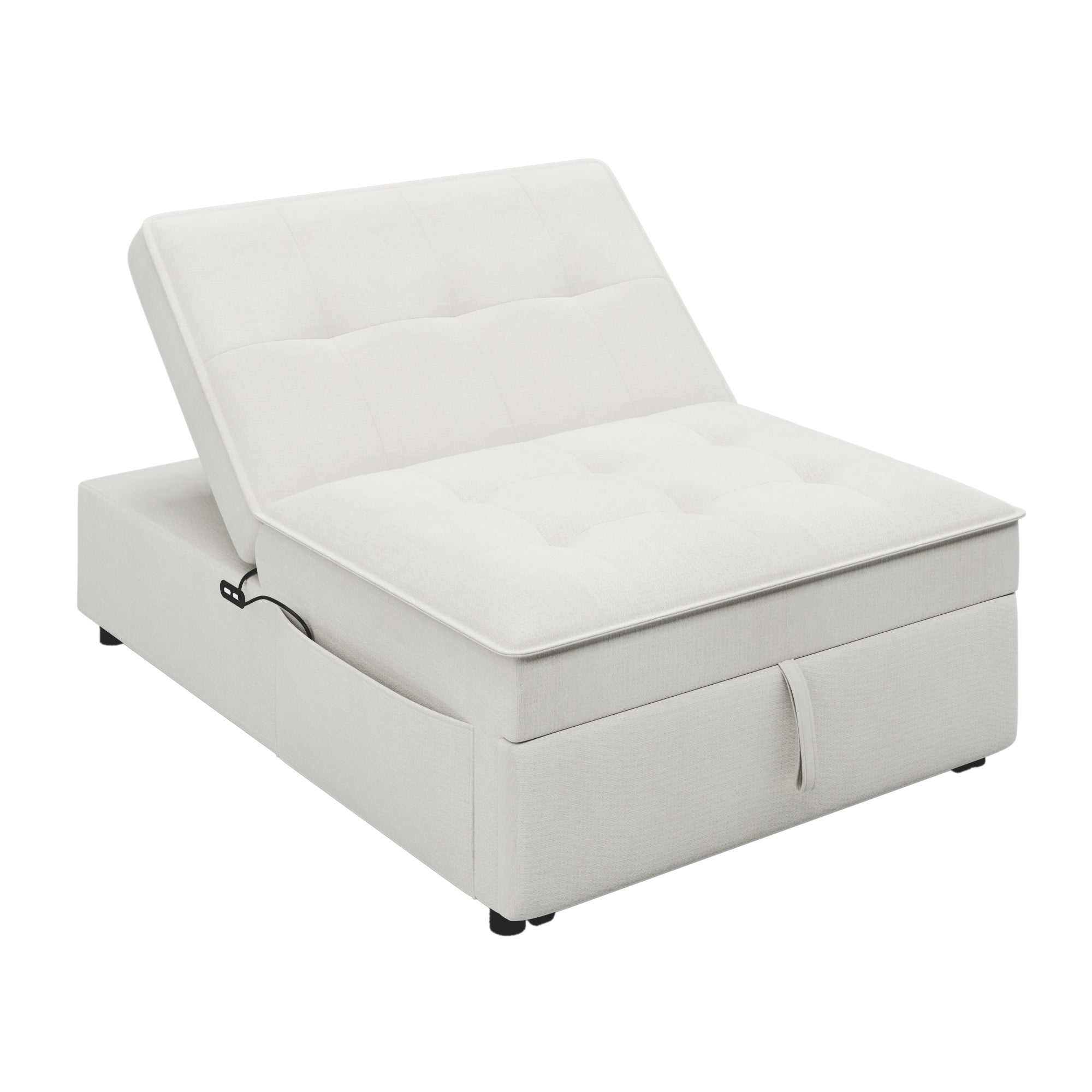 Offwhite 4-in-1 Sofa Bed Chair