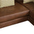 Casablanca Modular Sectional Sofa with Movable Ottoman in Brown Palomino