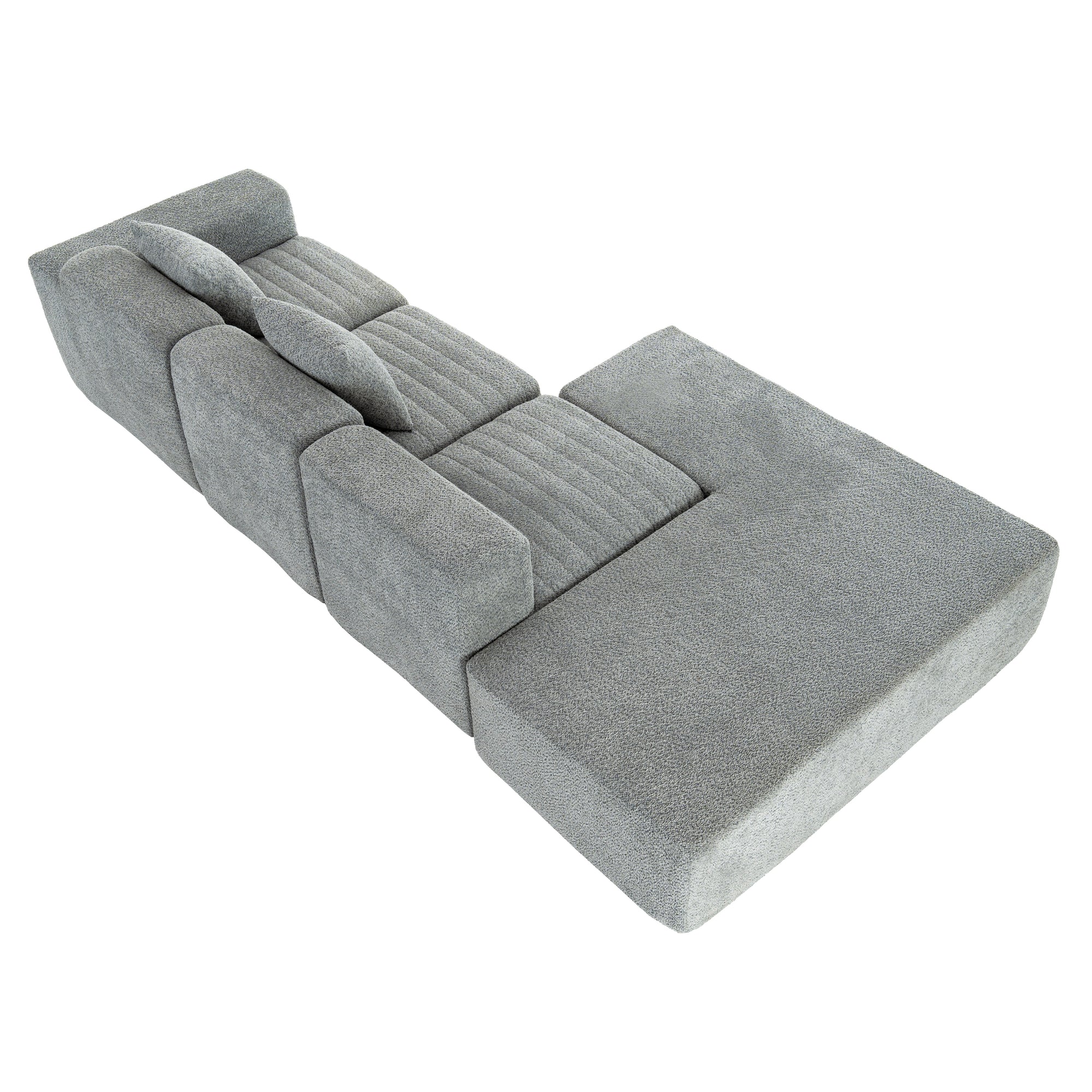 Chamonix Modular Sectional Sofa in Gray