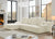 Durban 4-Seat Velvet Modular Sofa in Beige