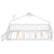 Twin House-Shaped Bedside Toddler Floor Bed with Guardrails, Slats & Door