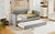 Traditional Twin Upholstered Daybed with Trundle