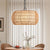 Boho Woven Jute Rope Hanging Pendant Light