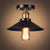 Industrial Black Cone Ceiling Light