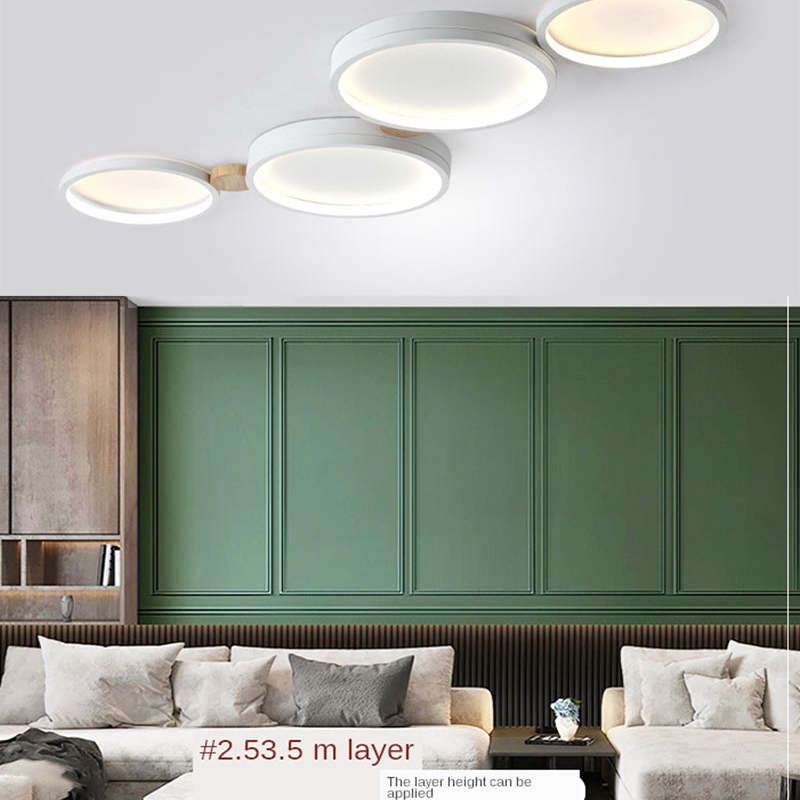 Contemporary Round Flush Mount Ceiling Light