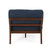 Minimal Navy Blue Chaise Lounge