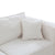 Modern Minimalist Modular Sectional Sofa Set in White