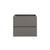 Wall Mount Cabinet Without Basin Gray With Two Drawers Pre-Assembled In Gray