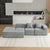 Chamonix Modular Sectional Sofa in Gray