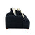 Accra 2-Seat Minimal Corduroy Sofa in Black