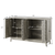 Modern Style Buffet Cabinet With Storage And 4 Diamond Doors In Grey