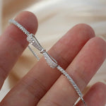 Load image into Gallery viewer, Elegant Diamond Bow Bracelet
