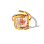 Load image into Gallery viewer, Elegant Floral Adjustable Rings
