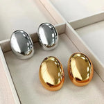 Load image into Gallery viewer, Elegant Oval Stud Earrings

