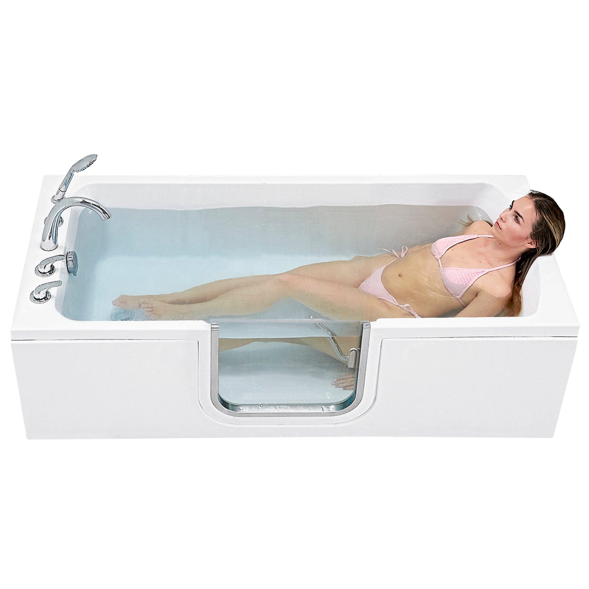 ELLA&#39;S BUBBLES Laydown Tub Ella Laydown 32x72 Walk-In-Bathtub