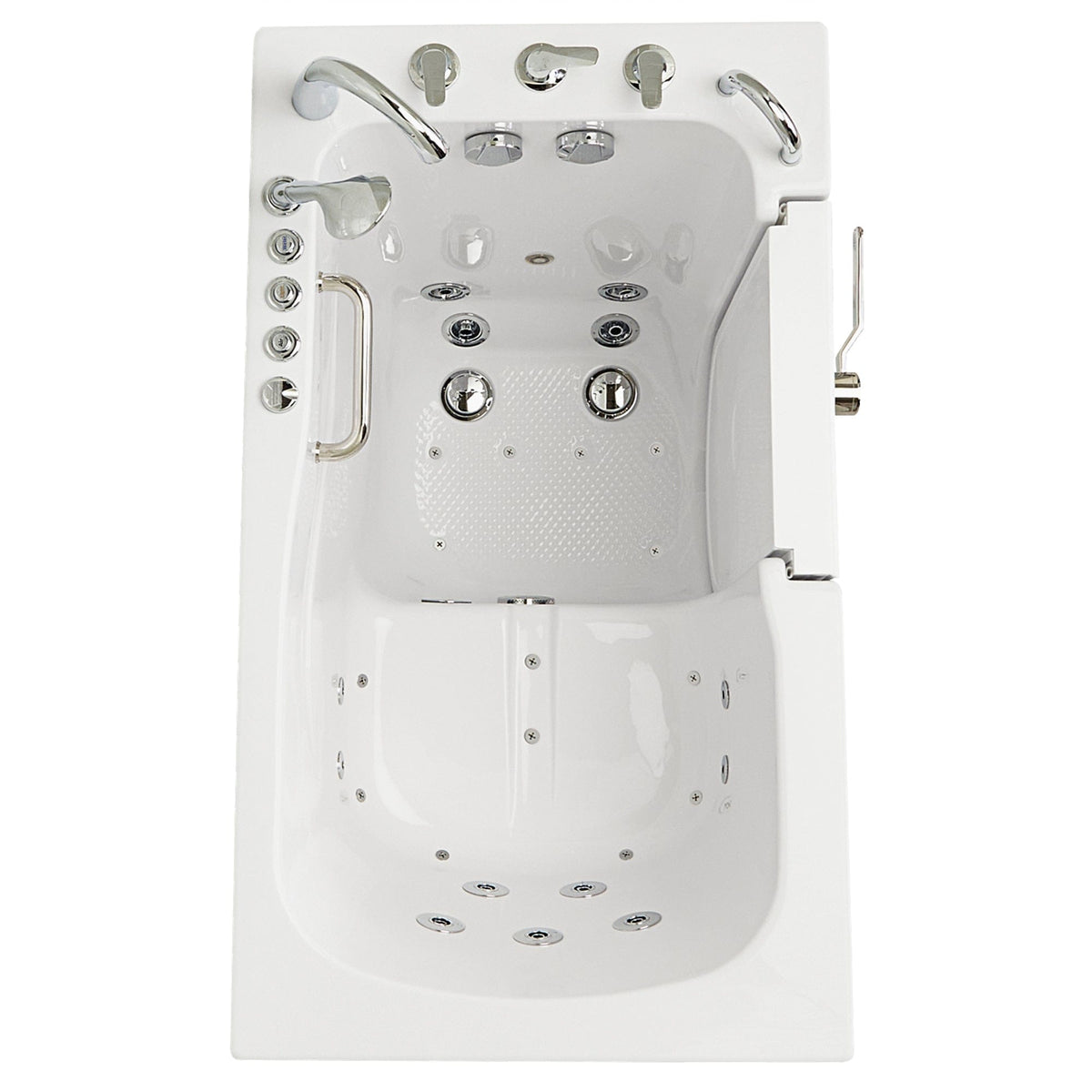 ELLA&#39;S BUBBLES Outward Swinging Tub Ella Capri 30x52 Walk-In Bathtub