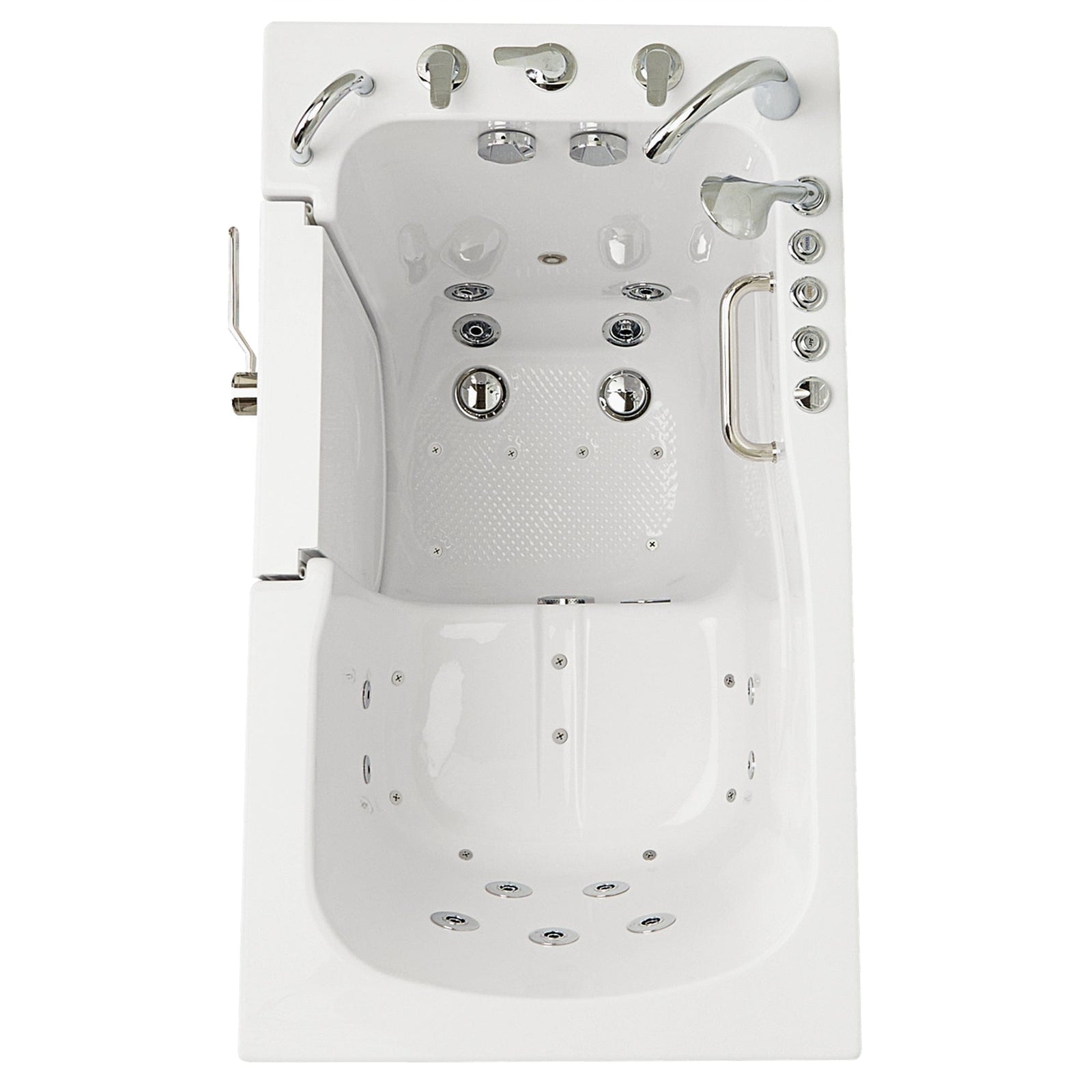 ELLA'S BUBBLES Outward Swinging Tub Ella Capri 30x52 Walk-In Bathtub