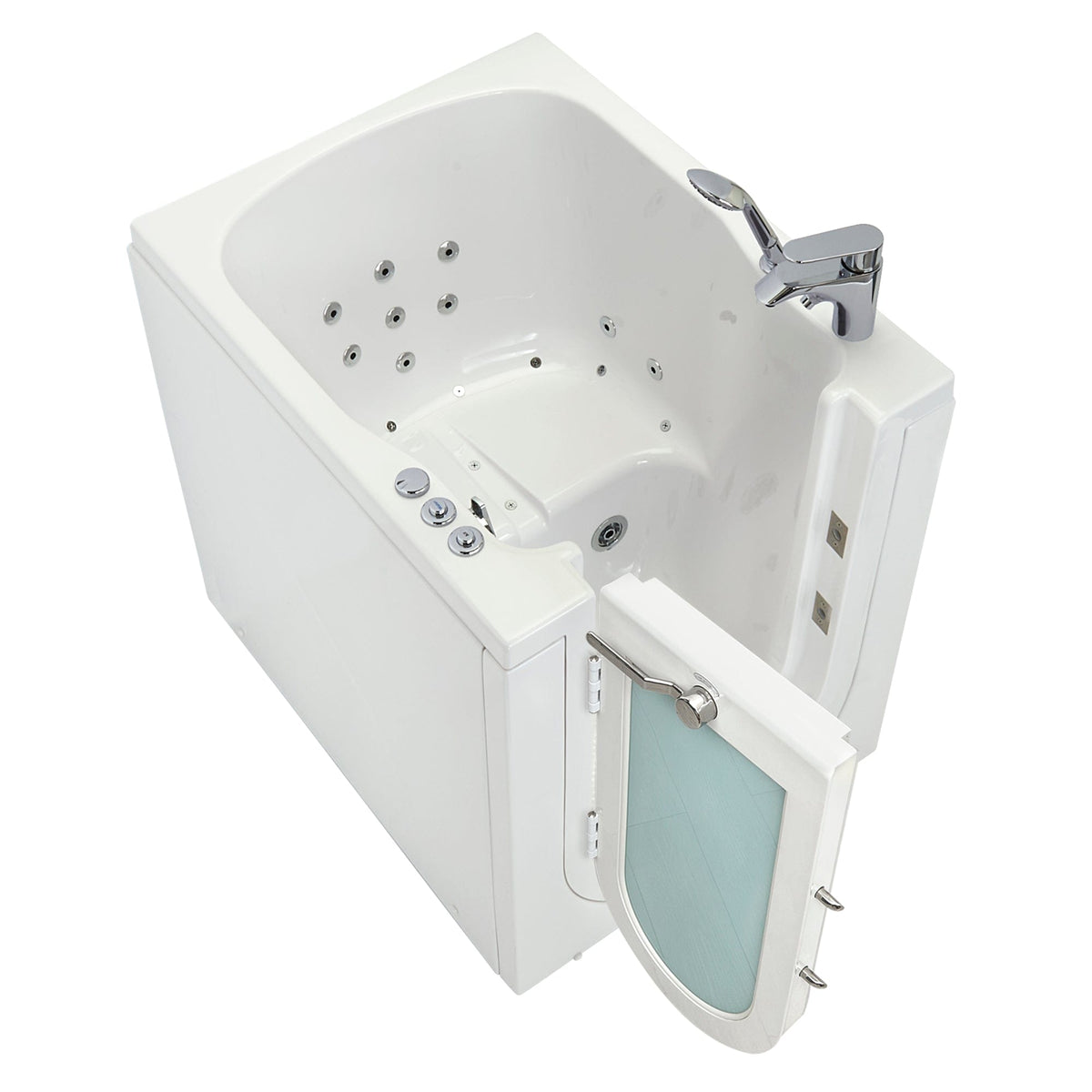 ELLA&#39;S BUBBLES Outward Swinging Tub Ella Front Entry 32x40 Walk-In Bathtub
