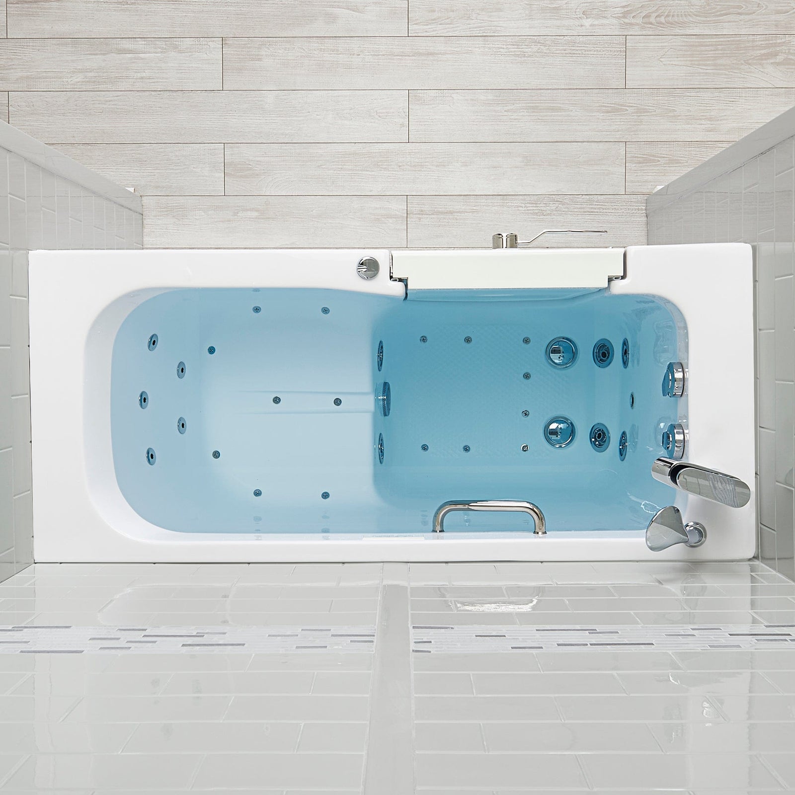 ELLA'S BUBBLES Outward Swinging Tub Ella Lounger 27x60 Walk-In Bathtub
