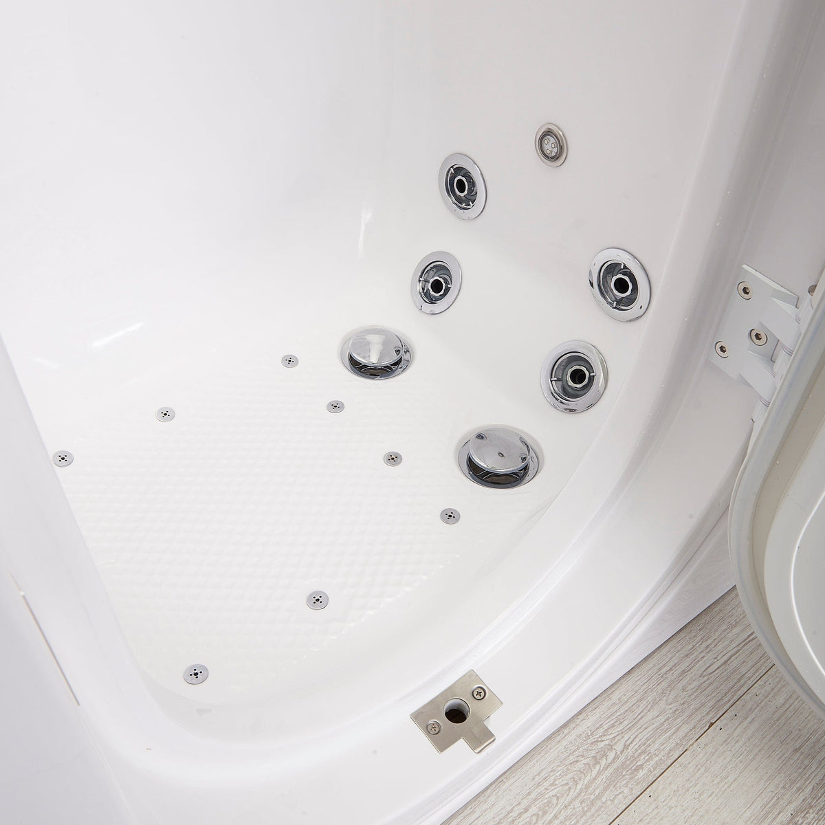 ELLA&#39;S BUBBLES Outward Swinging Tub Ella Lounger 27x60 Walk-In Bathtub