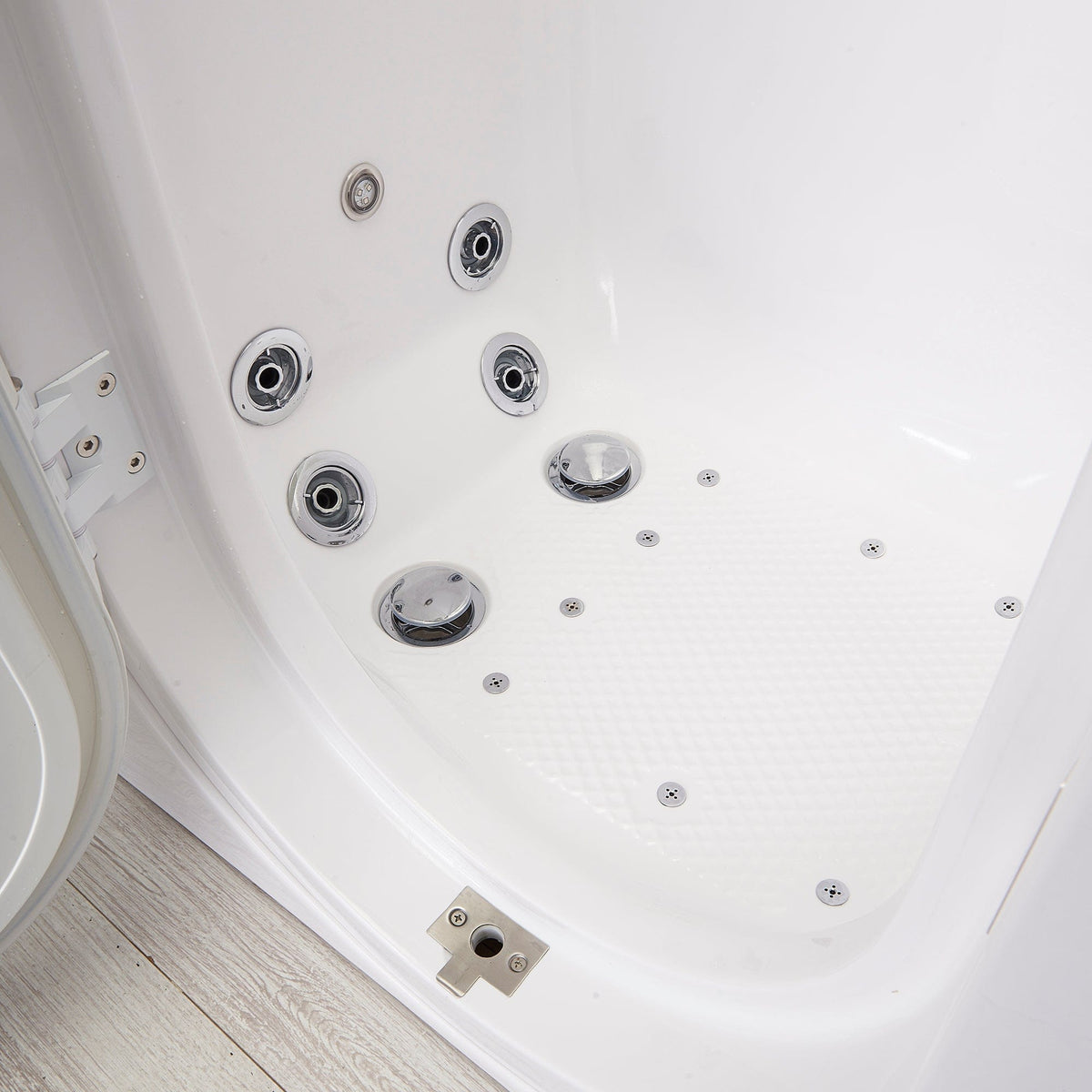 ELLA&#39;S BUBBLES Outward Swinging Tub Ella Lounger 27x60 Walk-In Bathtub