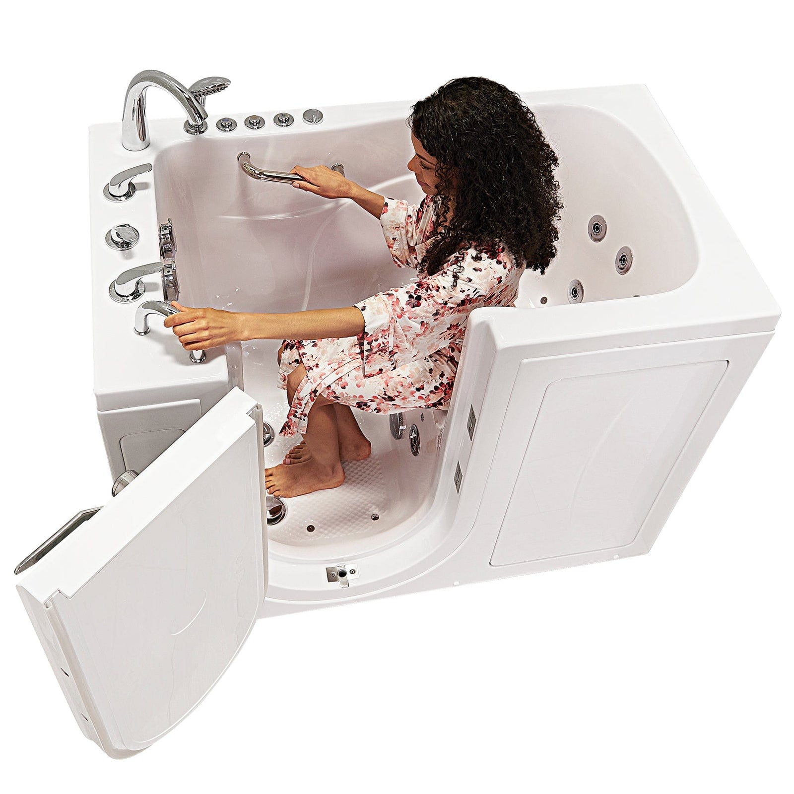 ELLA'S BUBBLES Outward Swinging Tub Ella Monaco 32x52 Walk-In Bathtub