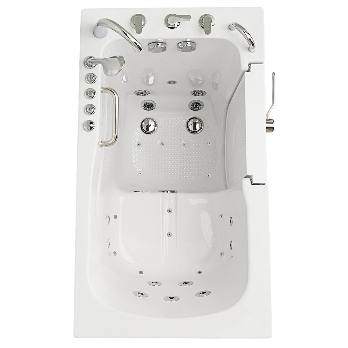 ELLA&#39;S BUBBLES Outward Swinging Tub Ella Monaco 32x52 Walk-In Bathtub