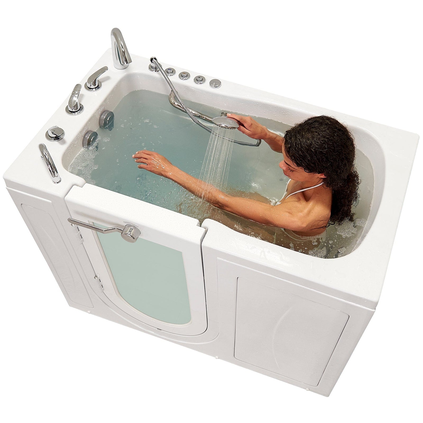 ELLA'S BUBBLES Outward Swinging Tub Ella Monaco 32x52 Walk-In Bathtub