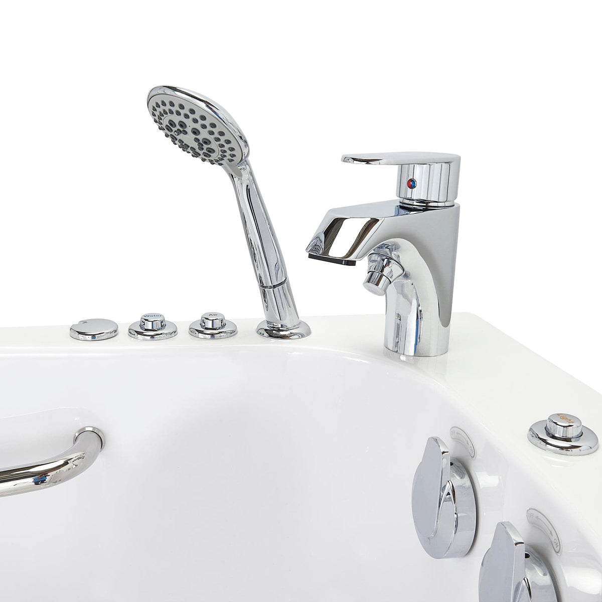 ELLA&#39;S BUBBLES Transfer Tubs Ella Wheelchair Transfer 26x52 Walk-In Bathtub