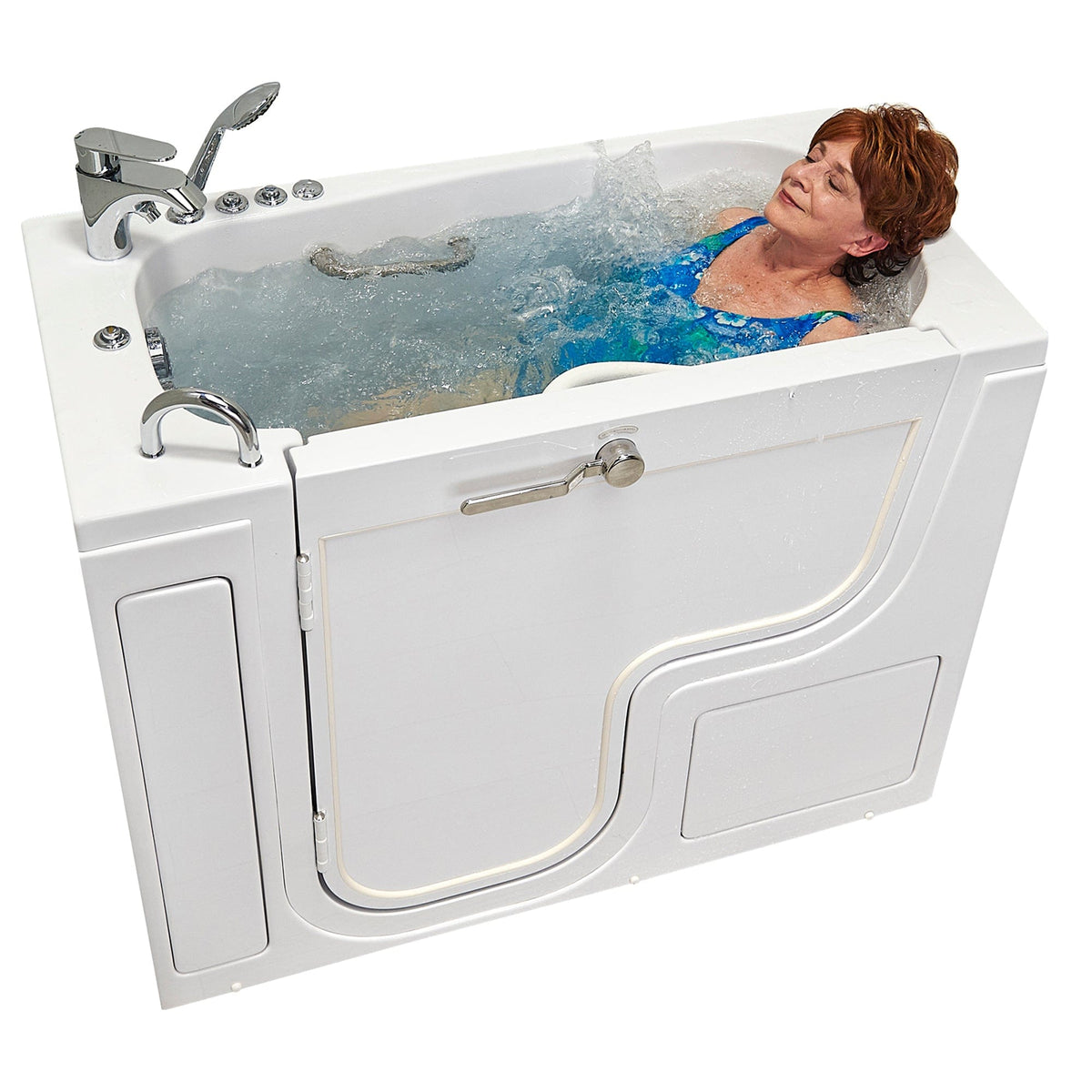ELLA&#39;S BUBBLES Transfer Tubs Ella Wheelchair Transfer 26x52 Walk-In Bathtub