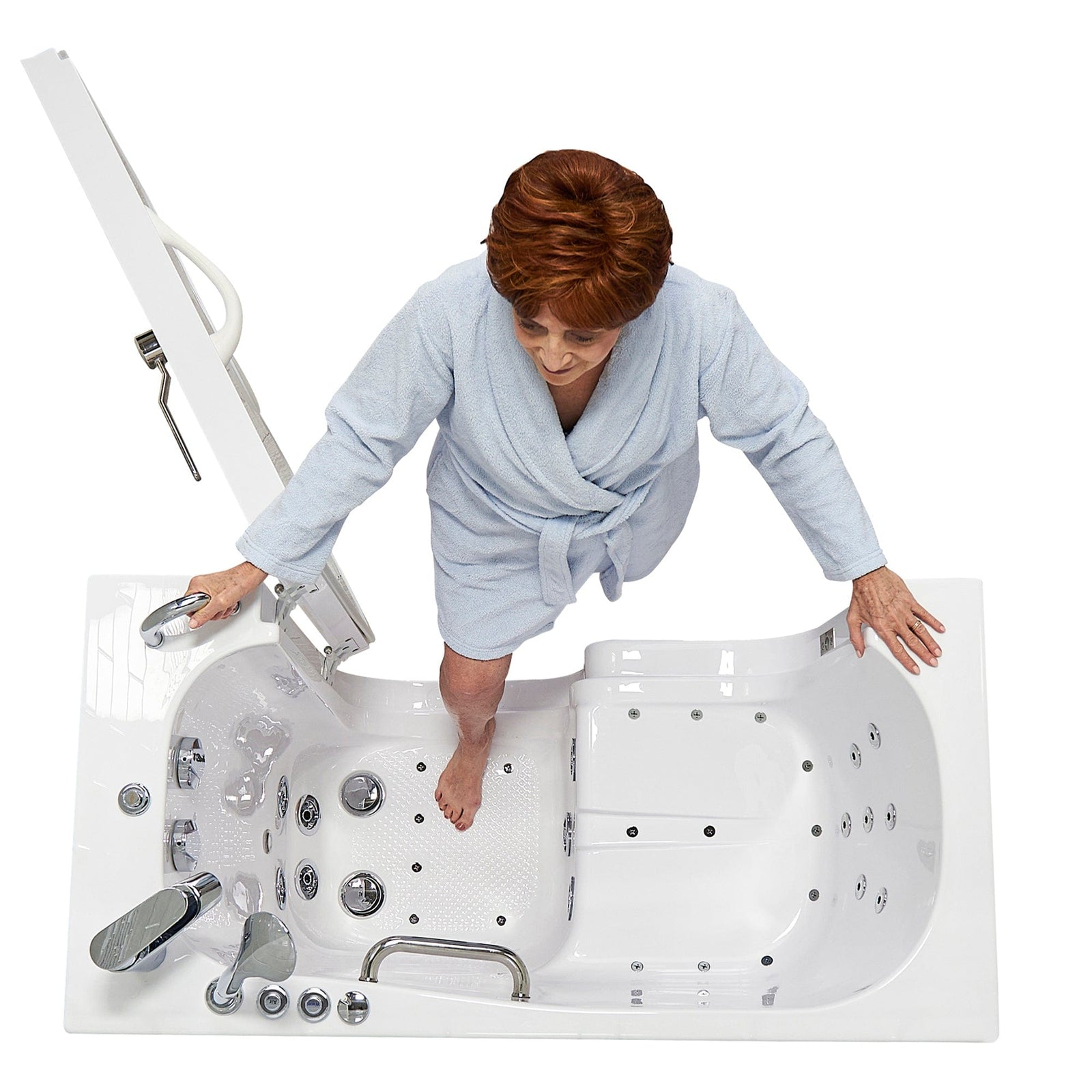 ELLA'S BUBBLES Transfer Tubs Ella Wheelchair Transfer 26x52 Walk-In Bathtub