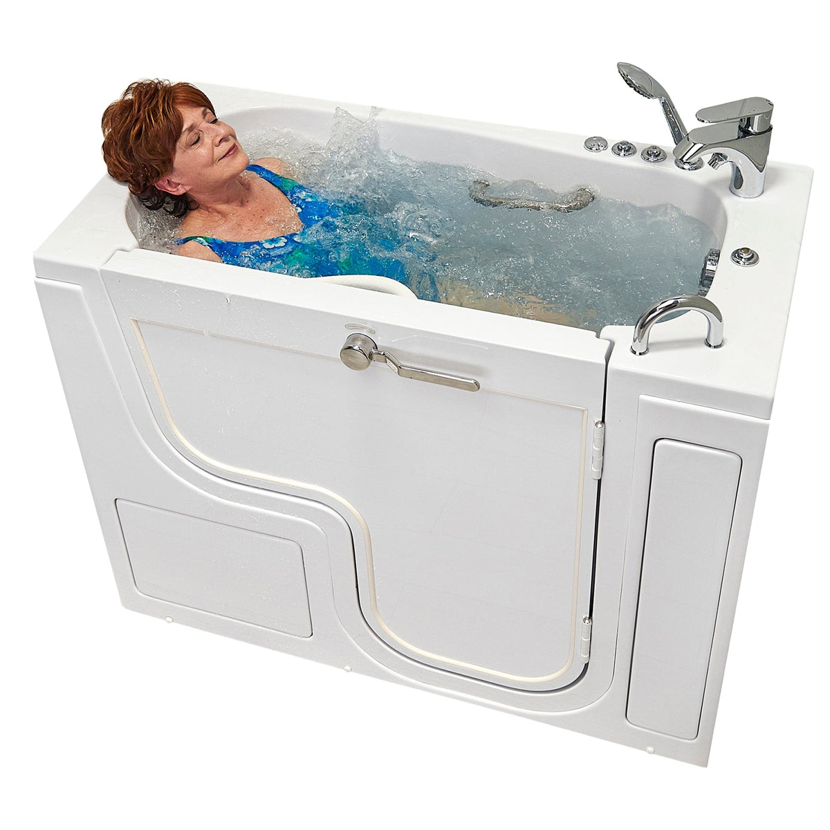 ELLA&#39;S BUBBLES Transfer Tubs Ella Wheelchair Transfer 26x52 Walk-In Bathtub