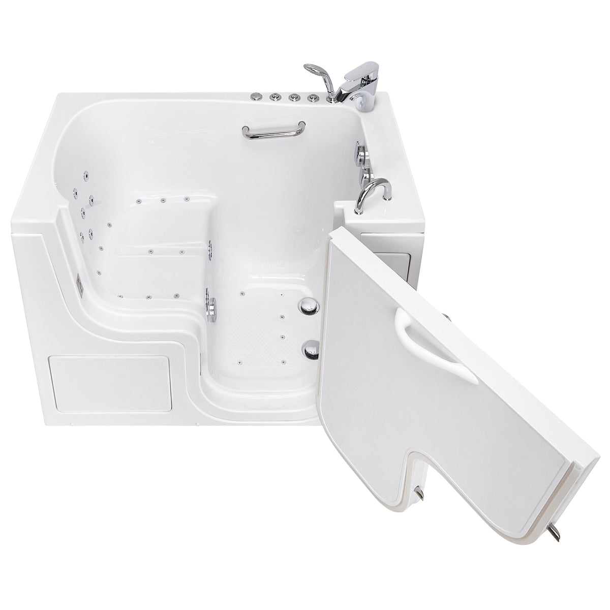 ELLA&#39;S BUBBLES Transfer Tubs Ella Wheelchair Transfer 30x52 Walk-In Bathtub