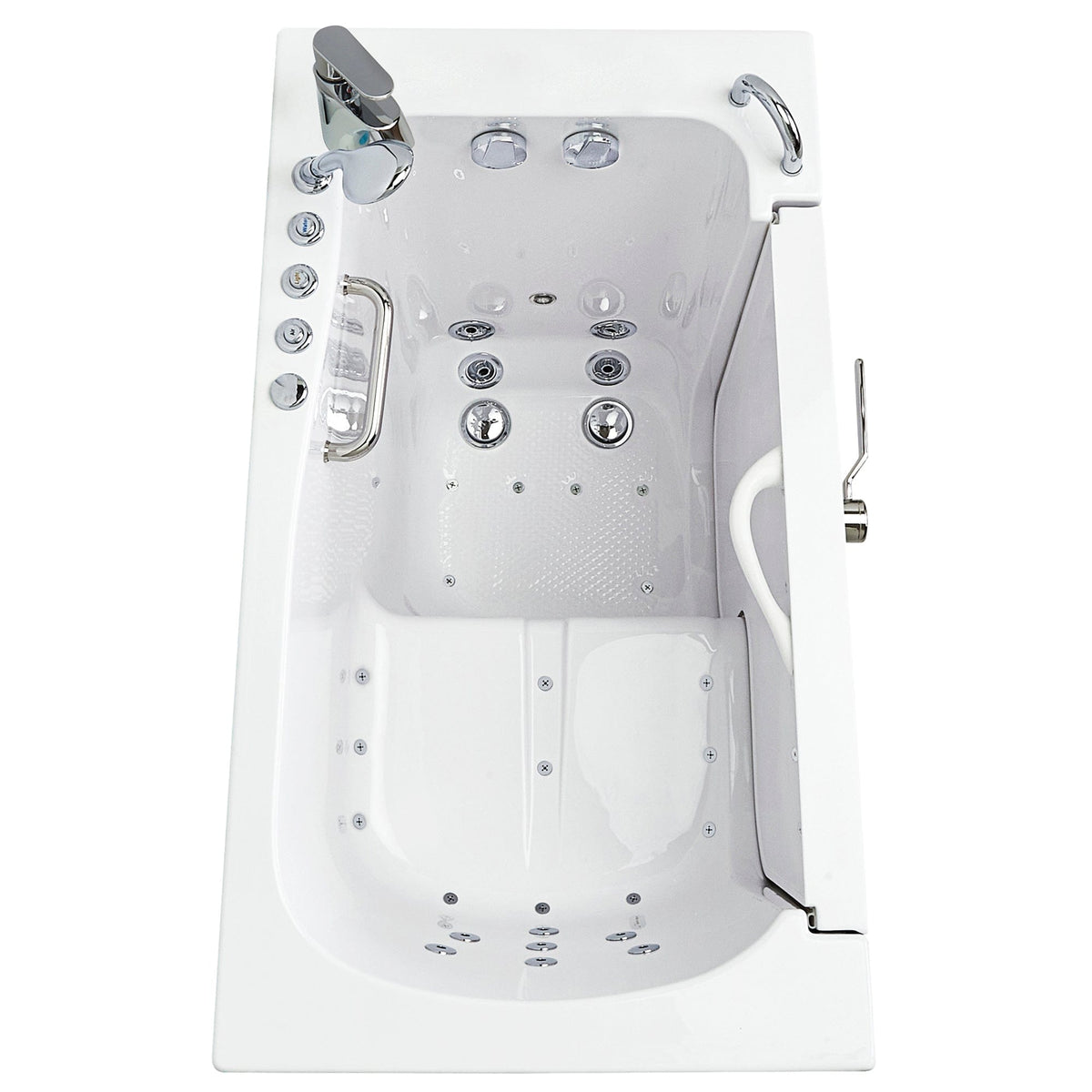 ELLA&#39;S BUBBLES Transfer Tubs Ella Wheelchair Transfer 30x52 Walk-In Bathtub