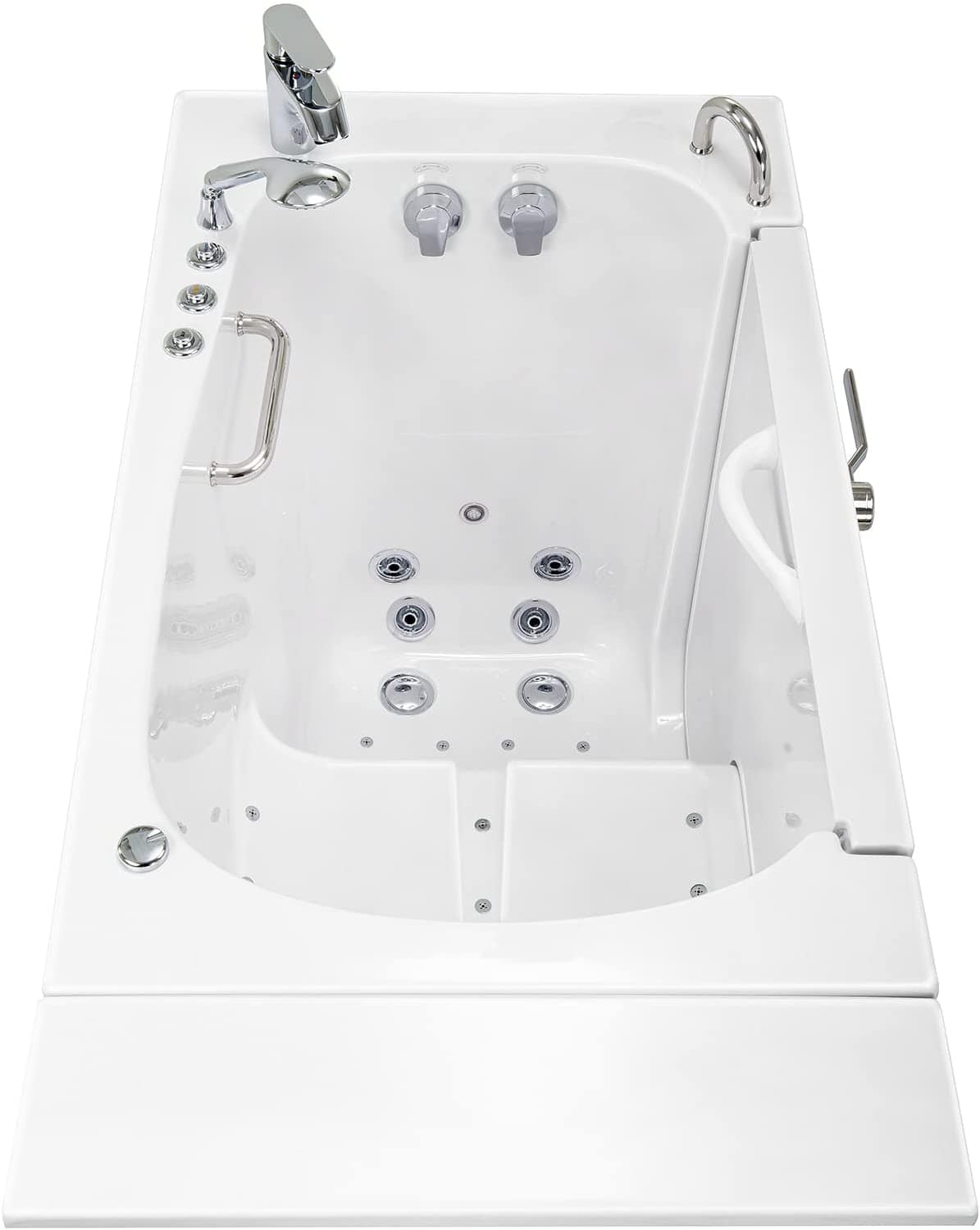 ELLA&#39;S BUBBLES Transfer Tubs Ella Wheelchair Transfer 30x52 Walk-In Bathtub