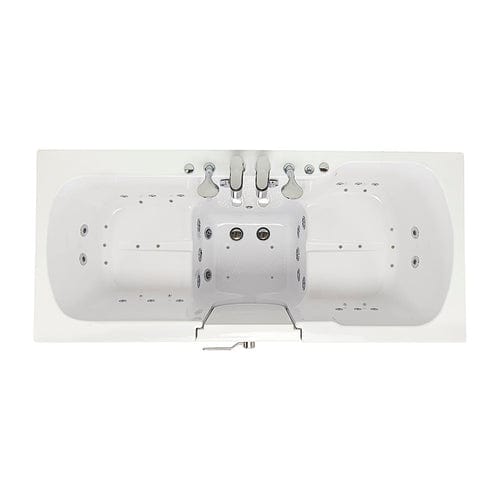 ELLA&#39;S BUBBLES Two Seater Tubs Ella Big4Two 36x80 Two Seat Walk-In-Bathtub