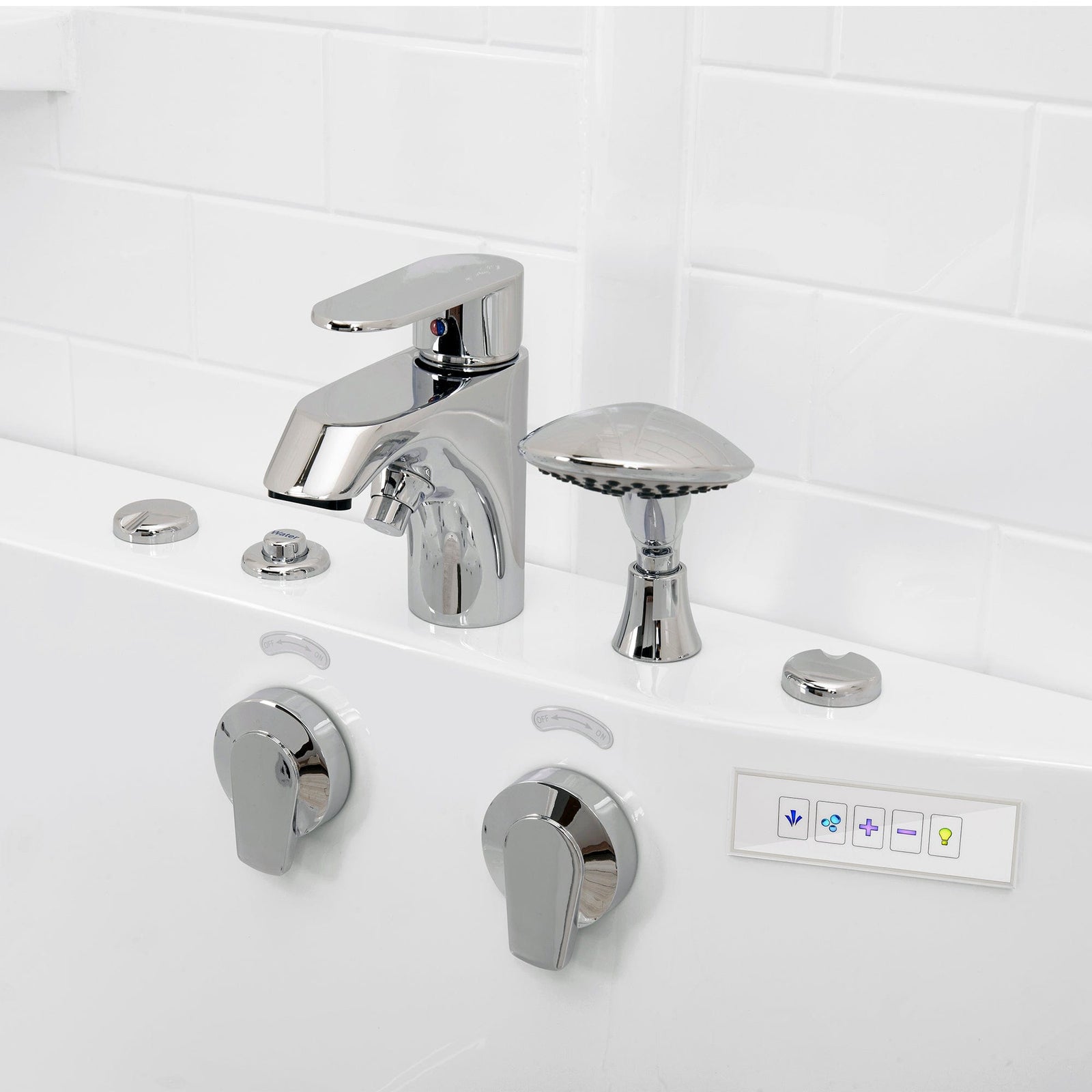 ELLA'S BUBBLES Two Seater Tubs Ella Tub4Two 32x60 Two Seat Walk in Tub