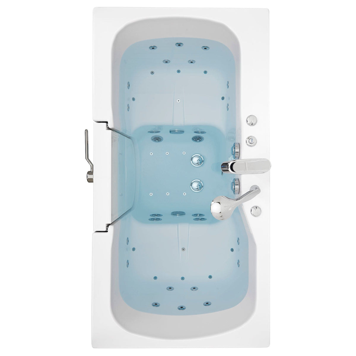 ELLA&#39;S BUBBLES Two Seater Tubs Ella Tub4Two 32x60 Two Seat Walk in Tub