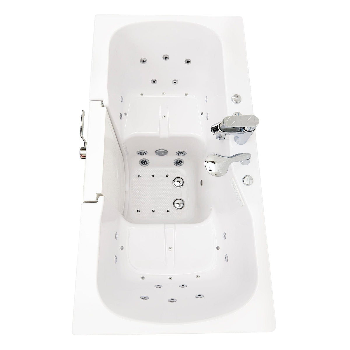 ELLA&#39;S BUBBLES Two Seater Tubs Ella Tub4Two 32x60 Two Seat Walk in Tub