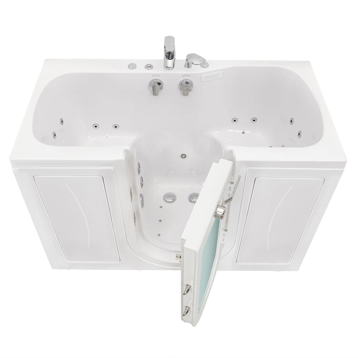 ELLA&#39;S BUBBLES Two Seater Tubs Ella Tub4Two 32x60 Two Seat Walk in Tub