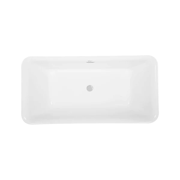 EMPAVA Empava 59 in. Freestanding Soaking Bathtub - EMPV-59FT1511