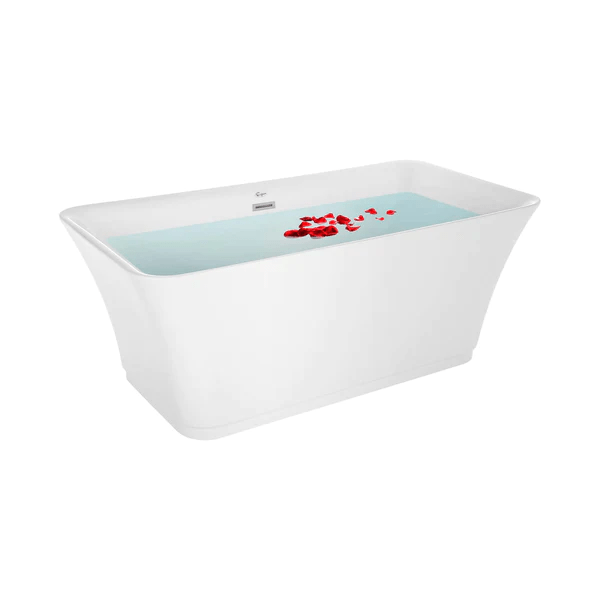 EMPAVA Empava 59 in. Freestanding Soaking Bathtub - EMPV-59FT1511