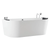 EMPAVA Freestanding Massage Bathtub Empava 59 in. Whirlpool Acrylic Alcove Bathtub - EMPV-59AIS06